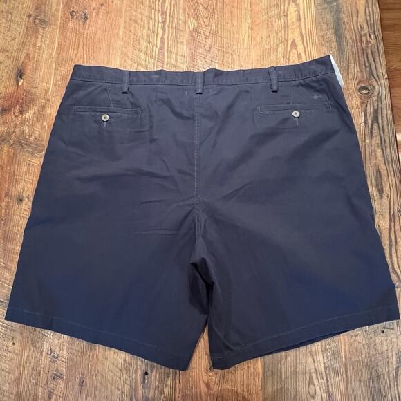 NEW Dockers Pleated Relaxed Fit Navy Blue Shorts Washed Khaki Short NWT SIZE 48 - Picture 2 of 12